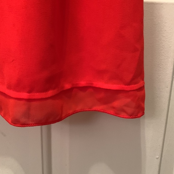 Bright salmon colored max studio dress - Picture 5 of 6